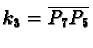 $k_3 = \overline{P_7P_5}$